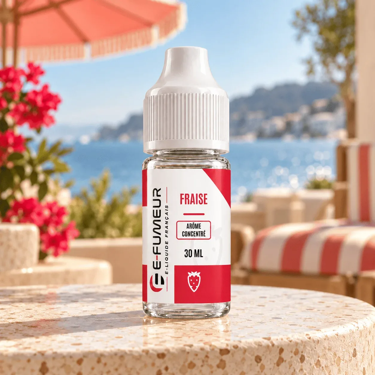 Concentré Fraise 30 mL - Essentiels (E-Fumeur)