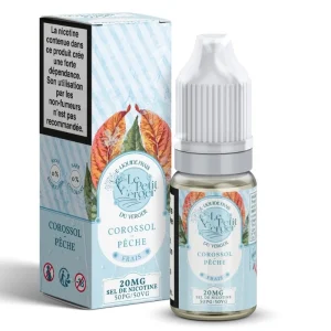 Corossol Pêche Frais sel de nicotine Le Petit Verger