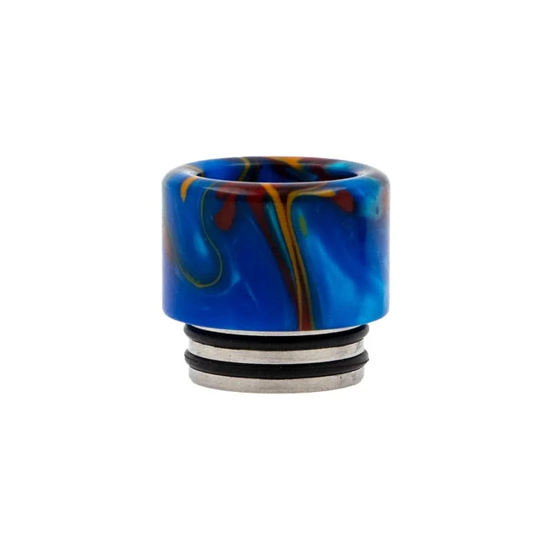 Drip tip 810 Acier & Résine Swirl (PVM26)