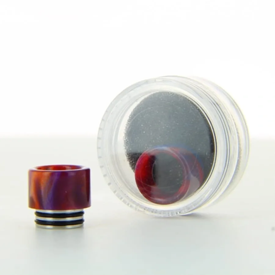 Drip Tip 810 Epoxy Résine Base Inox (TFV8)