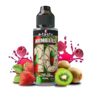 E-liquide 10 Numbers 100ml E.Tasty fraise kiwi framboise