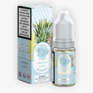 E-liquide Ananas Coco Frais Nic Salt 10 mL - Le Petit Verger Savourea