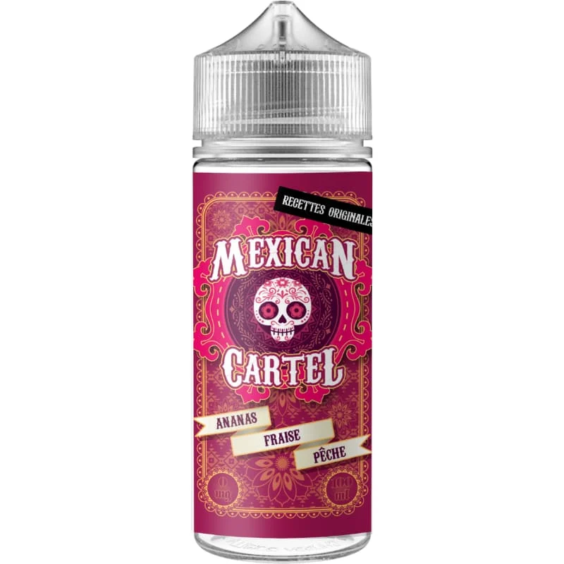 E-liquide Ananas & Fraise & Pêche 50ml/100ml – Mexican Cartel