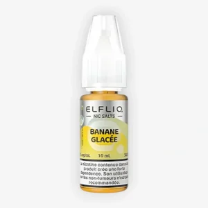E-liquide Banane Glacée Nic Salt 10 mL - Elfliq ElfBar