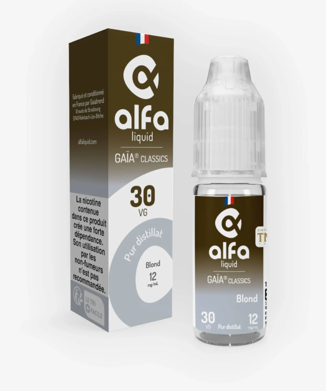 E-liquide Blond 10 mL - Gaïa Alfaliquid