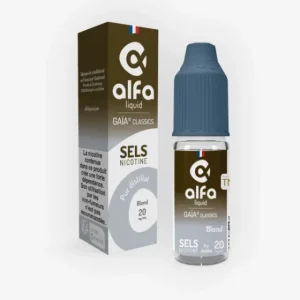 E-liquide Blond Sec sels de nicotine 10 mL - Gaïa Alfaliquid