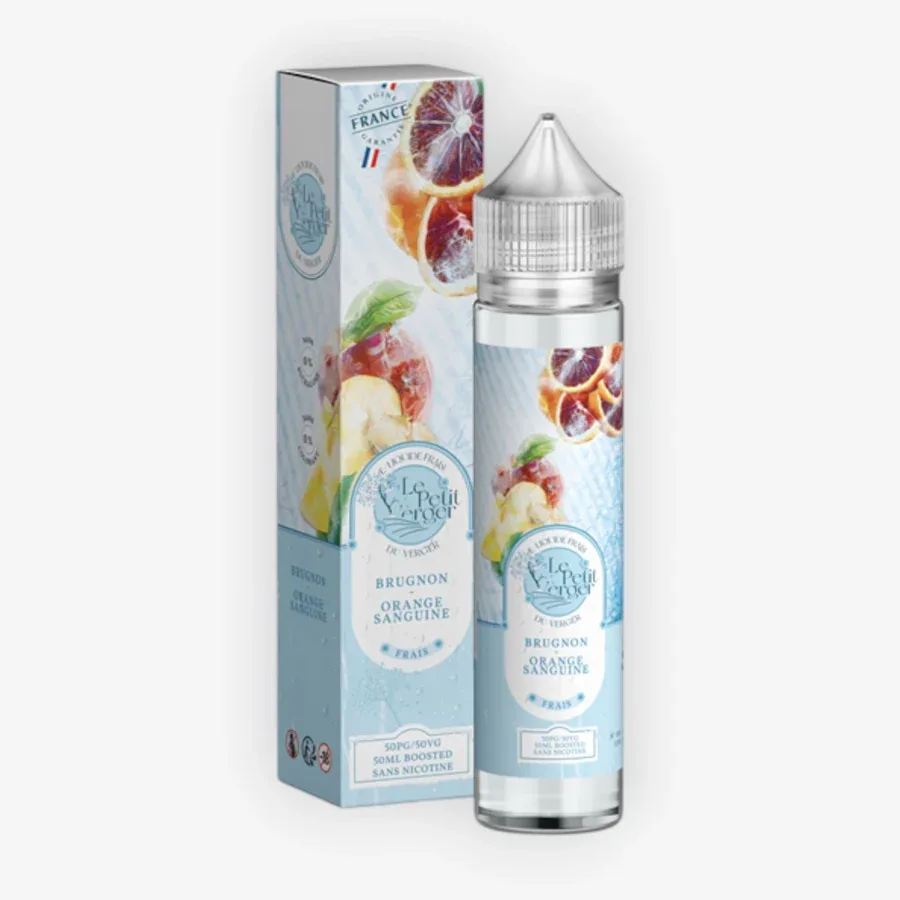 E-liquide Brugnon Orange Sanguine Frais 50 mL - Le Petit Verger