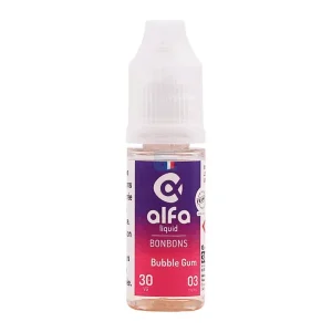 E-liquide Bubble Gum (30 VG) 10 mL - Alfaliquid
