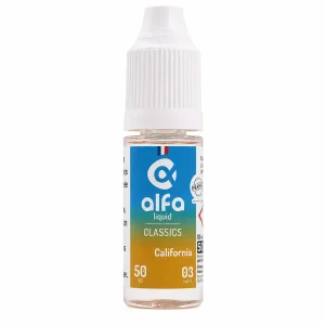 E-liquide California (50 VG) 10 mL - Alfaliquid