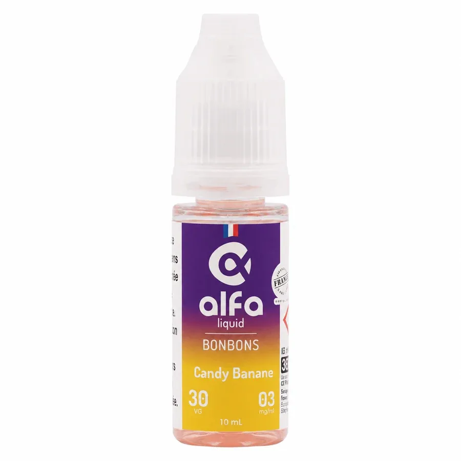 E-liquide Candy Banane (30 VG) 10 mL - Alfaliquid