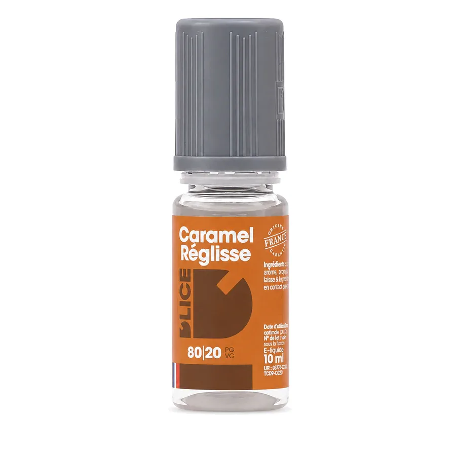 E-liquide Caramel Réglisse 10 mL - Dlice