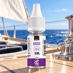 E-liquide Cassis 10 mL aux sels de nicotine - Essentiels (E-Fumeur)
