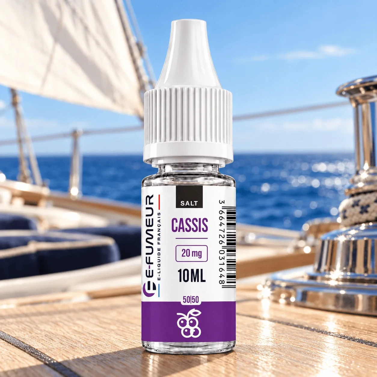 E-liquide Cassis 10 mL aux sels de nicotine - Essentiels (E-Fumeur)