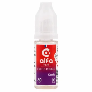 E-liquide Cassis (30 VG) 10 mL - Alfaliquid