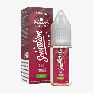 E-liquide Cerise Framboise 10 mL - Sensation Plus Le French Liquide