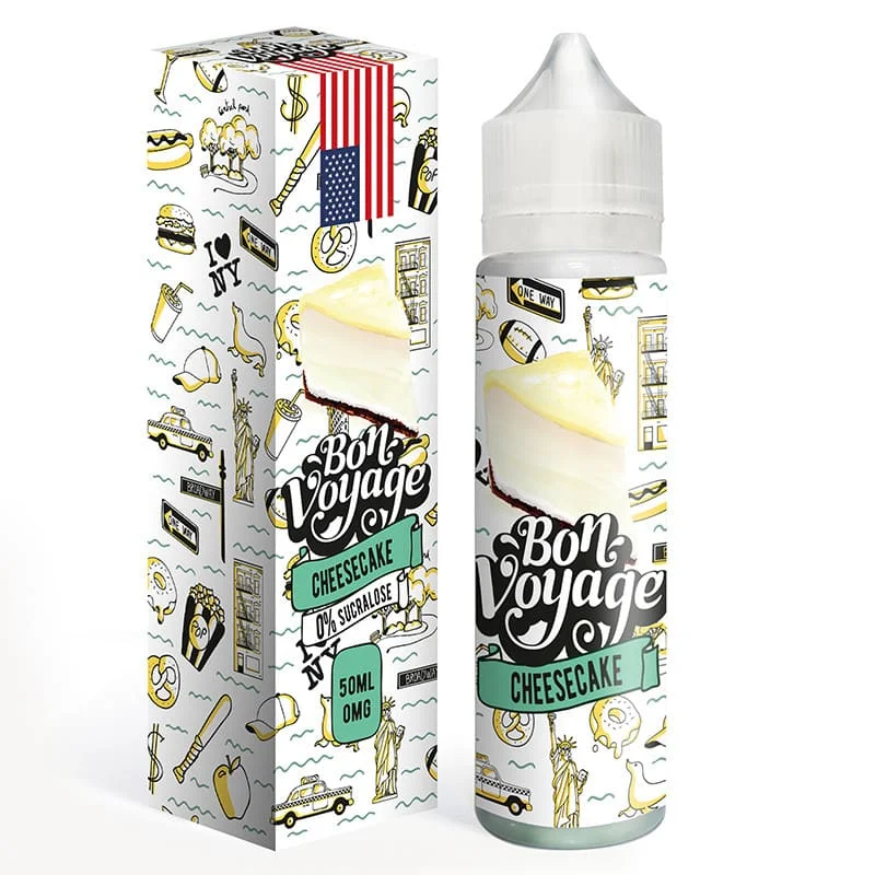 E-liquide Cheesecake 50ml – Bon Voyage
