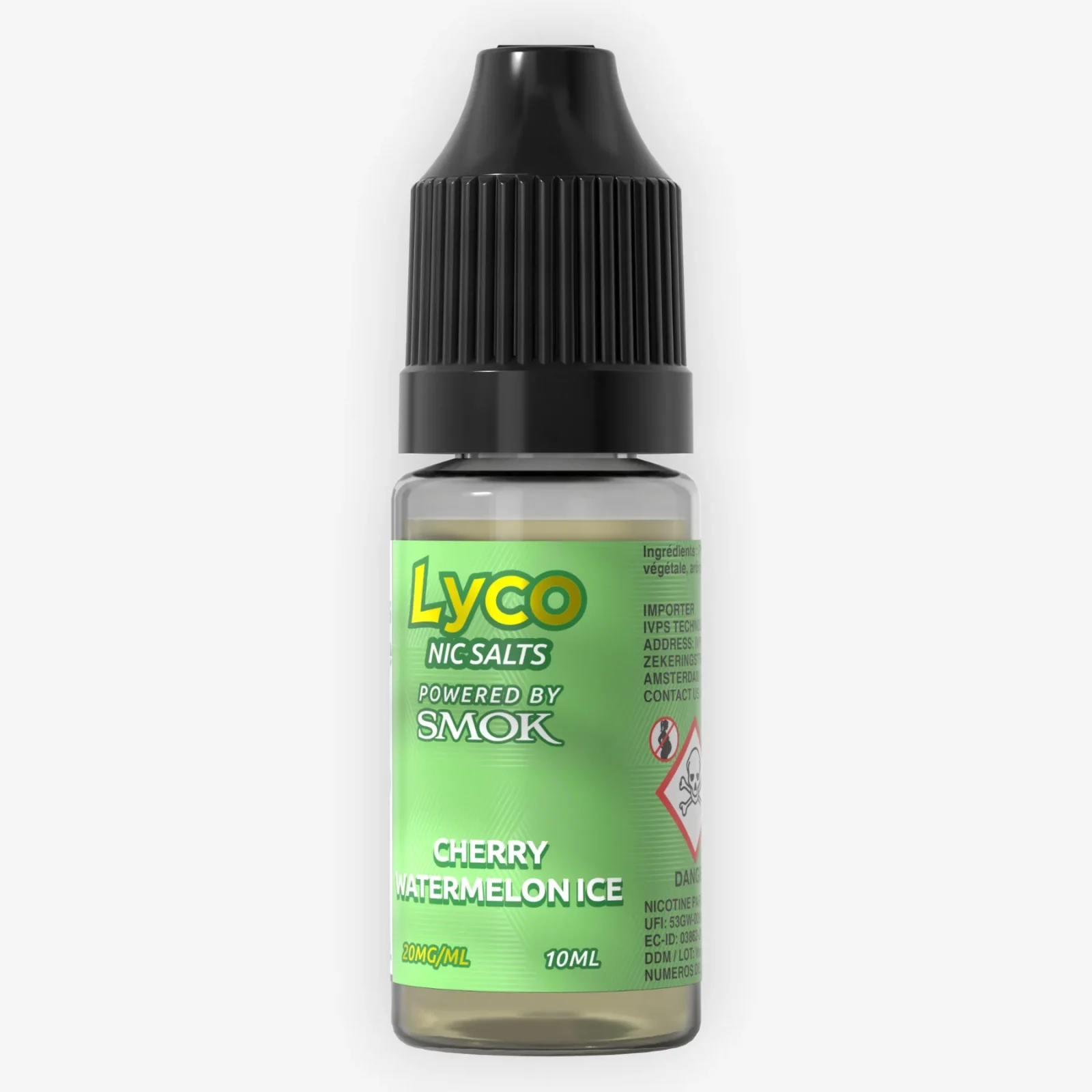 E-liquide Cherry Watermelon Ice Nic Salt 10 mL 20 mg - Lyco SMOK