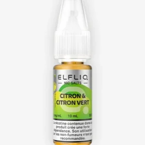 E-liquide Citron & Citron Vert Nic Salt 10 mL - Elfliq ElfBar