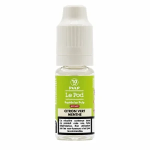 E-liquide Citron Vert Menthe 10 mL - Pulp Le Pod