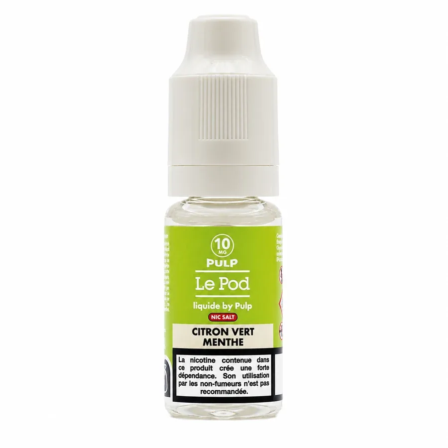 E-liquide Citron Vert Menthe 10 mL - Pulp Le Pod