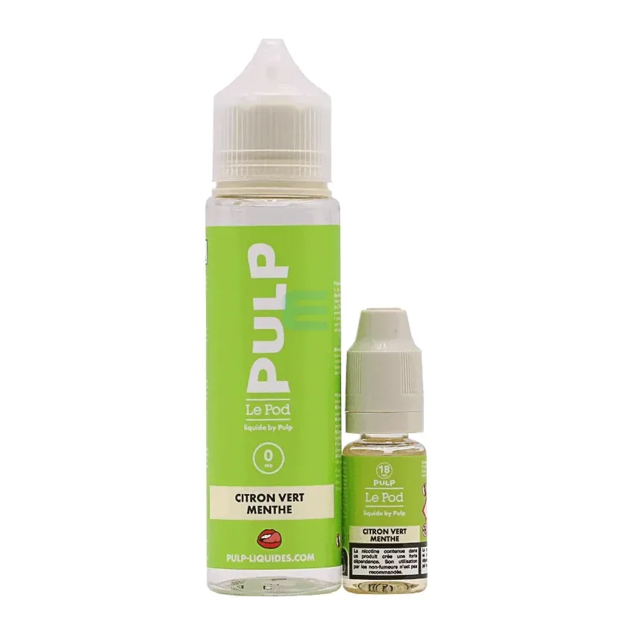 E-liquide Citron Vert Menthe 60 mL - Pulp Le Pod