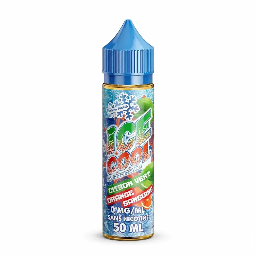 E-liquide Citron Vert Orange Sanguine 50 mL - Ice Cool (Liquidarom)