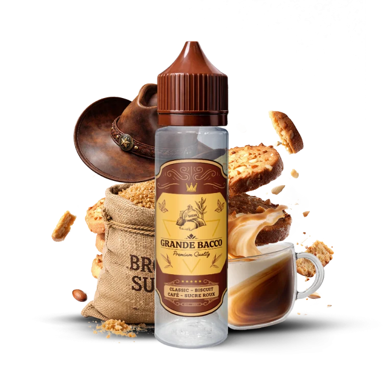 E-liquide Classic Biscuit Café Sucre Roux 50 ml - Grande Bacco