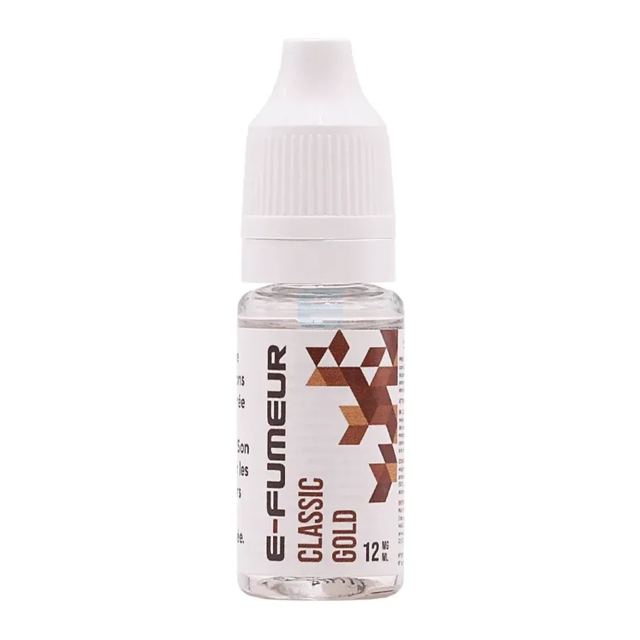 E-liquide Classic Gold 10 mL - E-FUMEUR