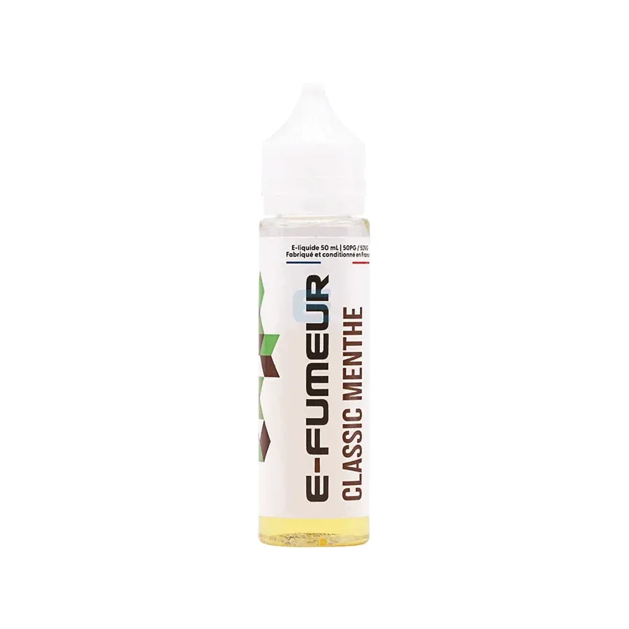 E-liquide Classic Menthe 50 mL - E-FUMEUR