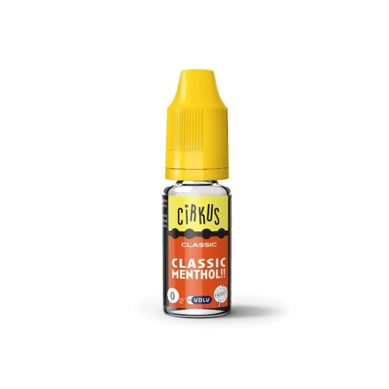 E-liquide Classic Menthol 10ml – VDLV Cirkus