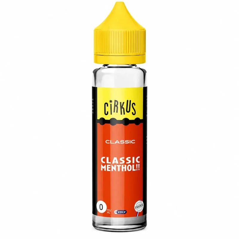 E-liquide Classic Menthol 50ml – VDLV Cirkus