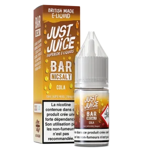 E-liquide Cola Nic Salt 10 mL - Bar Nicsalt Just Juice