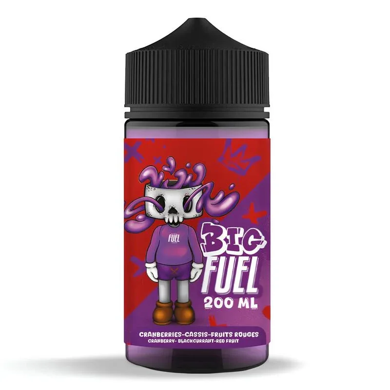 E-liquide Cranberries & Cassis & Fruits rouges 200ml 0mg – Big Fuel