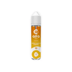 E-liquide Crème Vanille Caramel (50 VG) 50 mL - Alfaliquid