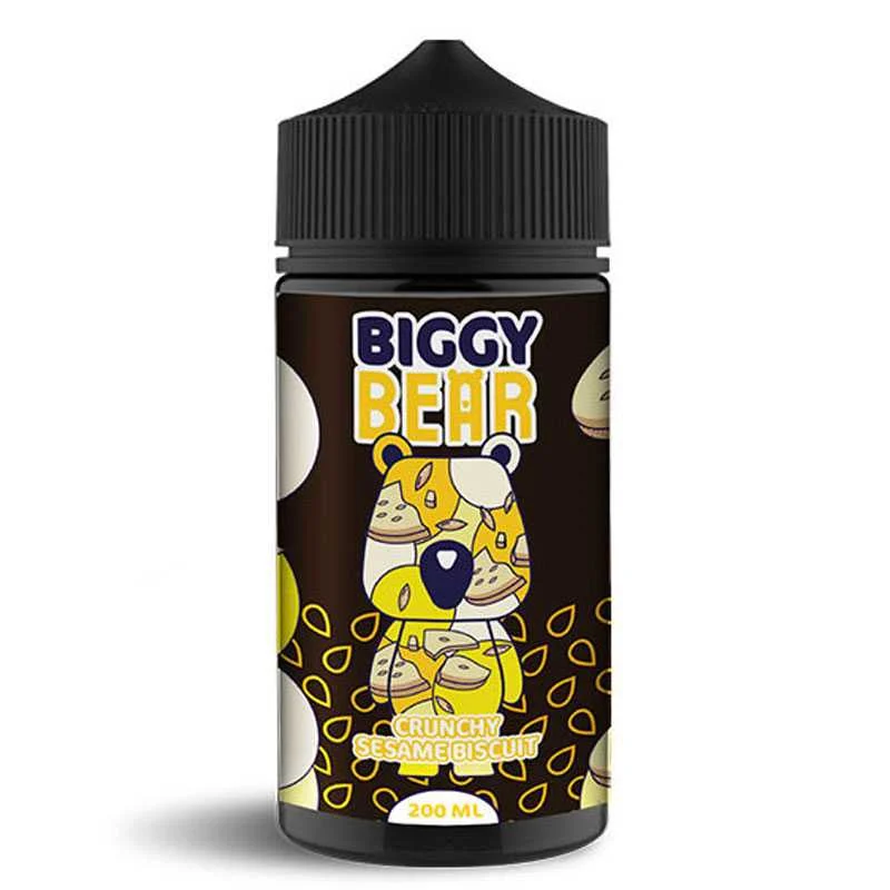 E-liquide Crunchy Sesame Biscuit 200ml 0mg – Biggy Bear