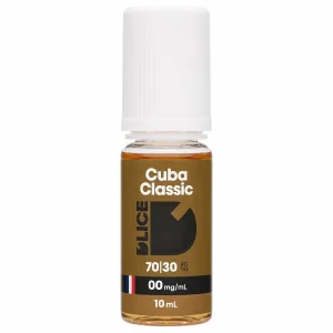 E-liquide Cuba Classic 10 mL - Dlice