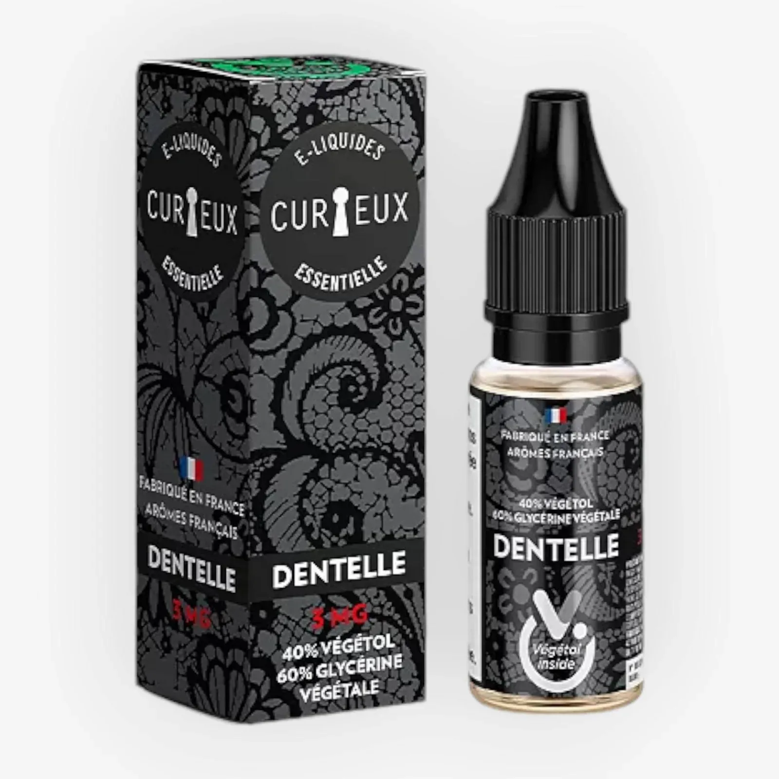 E-liquide Dentelle 10 mL - Essentielle (Curieux)