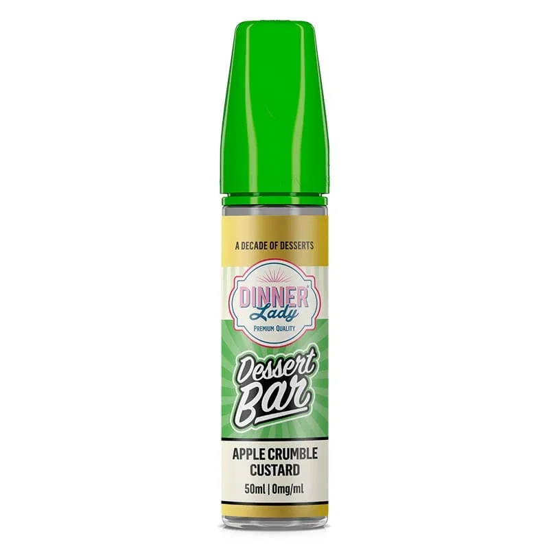 E-liquide Dessert Bar Apple Crumble Custard 50ml – Dinner Lady