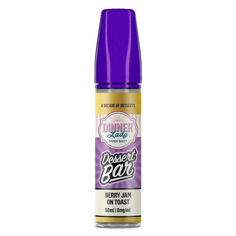 E-liquide Dessert Bar Berry Jam On Toast 50ml – Dinner Lady