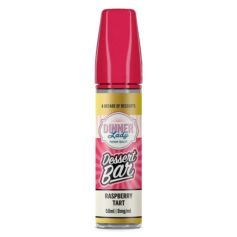 E-liquide Dessert Bar Raspberry Tart 50ml – Dinner Lady