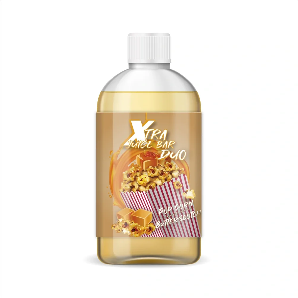 E-liquide Duo Popcorn-Butterscotch 1 L - Xtra Juice Bar