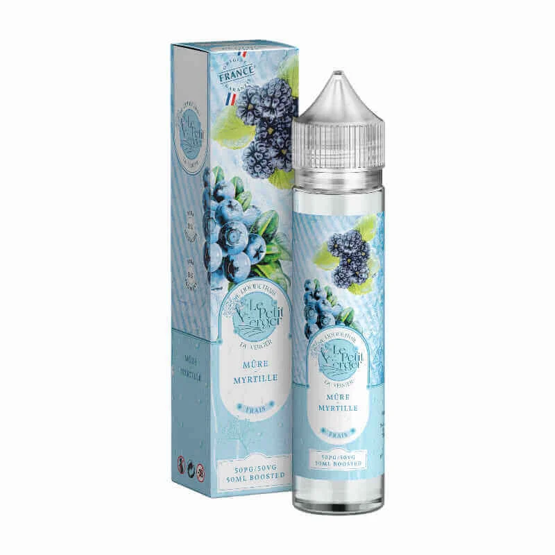 E-liquide Frais Mûre & Myrtille 50ml – Le Petit Verger Savourea
