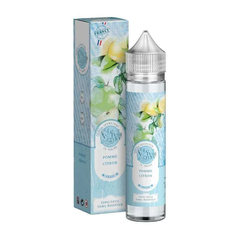 E-liquide Frais Pomme & Citron 50ml – Le Petit Verger Savourea