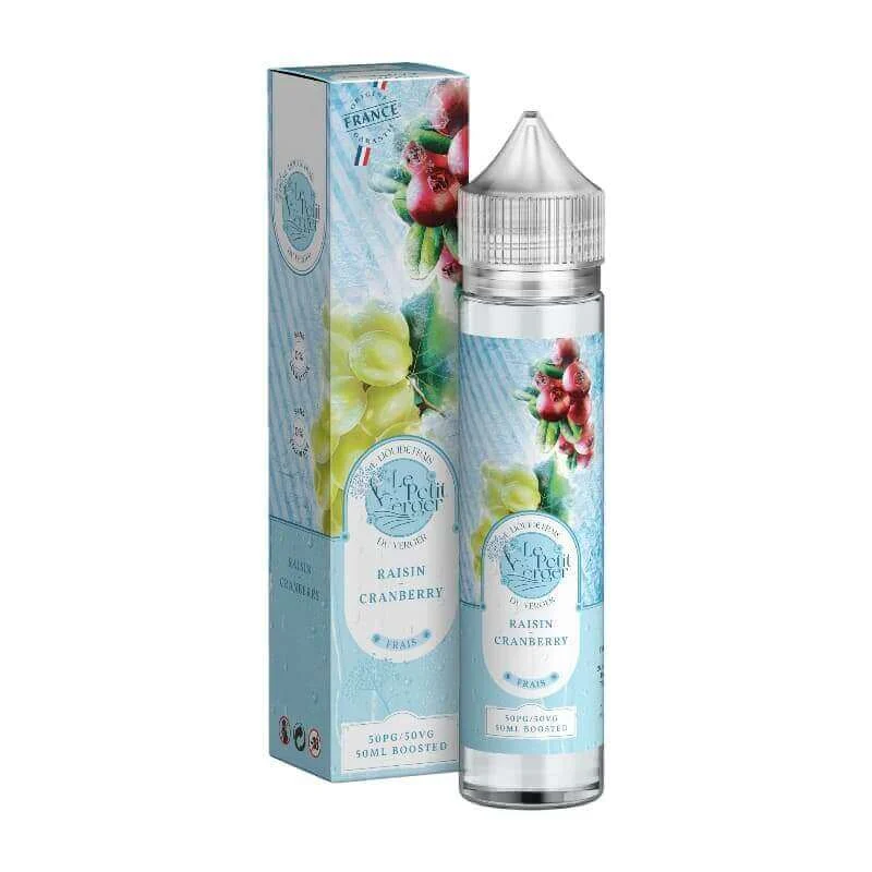 E-liquide Frais Raisin & Cranberry 50ml – Le Petit Verger Savourea