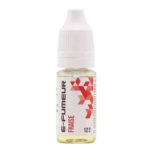 E-liquide Fraise 10 mL - E-FUMEUR