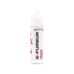 E-liquide Fraise 50 mL - E-FUMEUR