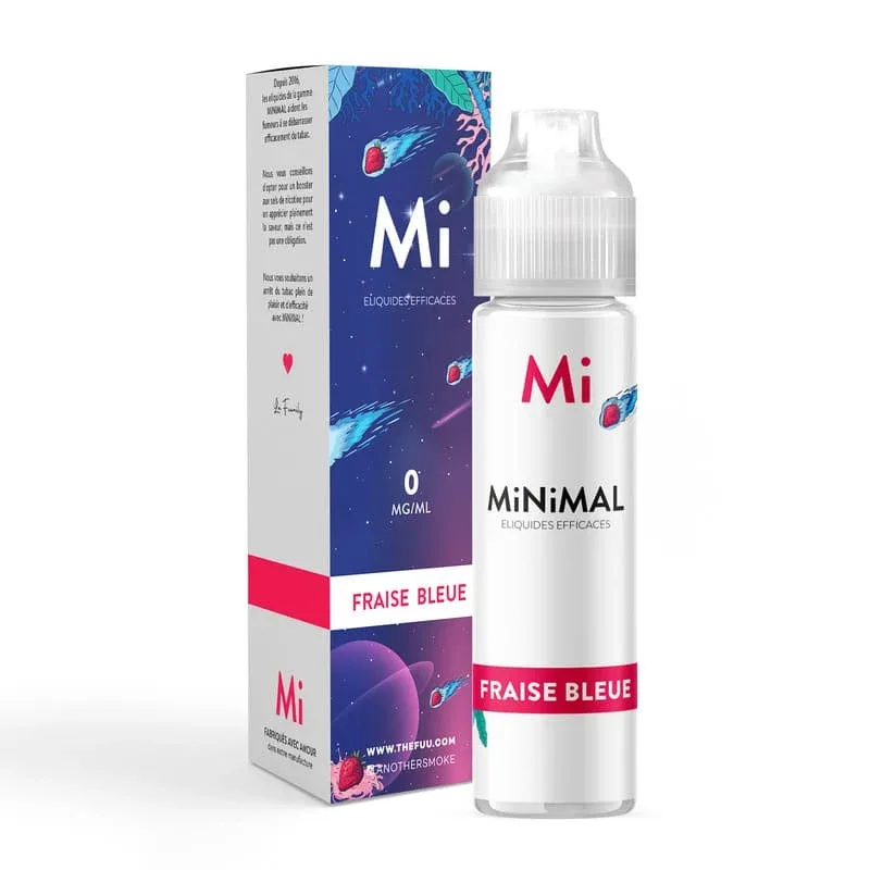 E-liquide Fraise Bleue 50ml – Minimal FUU