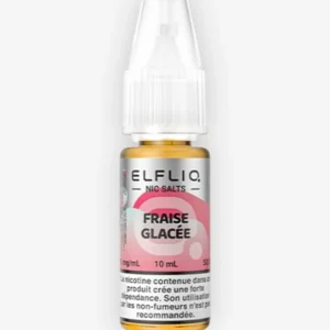 E-liquide Fraise Glacée Nic Salt 10 mL - Elfliq ElfBar