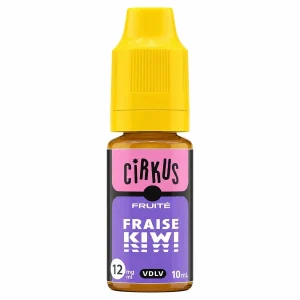E-liquide Fraise Kiwi 10 mL - CirKus (VDLV)