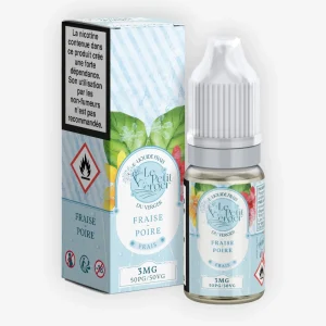 E-liquide Fraise Poire Frais 10 mL - Le Petit Verger